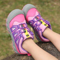 Hot Sale Children Outdoor Sneakers Non-slip Walking Shoes Kids Trekking Hiking Sneakers Fashion Boys Girls Protect Toe Sneakers