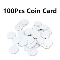 ☬ 100Pcs Ntag215 NFC Tags Sticker Phone Available RFID Tag 25mm Coin Card