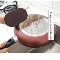 【hot】 Super strong decontamination bramination brush kitchen cleaning sponge toolush emery hot magic powerful decont