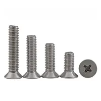 M4 Phillips Flat Head Countersunk Screw Length 6-40mm 316 Stainless Steel