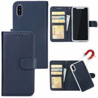 №☜ 2 in 1 Magnetic Detachable Leather Wallet Case For iPhone 13 12 11 Pro Max 13proMax Case Magnet Removable Retro Ultra Slim Cover