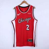 Hot Newest Top-quality New arrival 2022 2023 Newest shot goods Most popular 22/23 Top quality Ready Stock High quality 2022 new season 75th anniversary mens Chicago Bulls 2 Lonzo Ball retro red embroidery basketball jerseys jersey