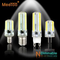 LED Lamp G9 G8 G4 LED Bulb Candle Light E14 E12 E11 E17 220V 110V Spotlight 64152 LEDs Dimmable Corn Light Bulbs For Chandelier