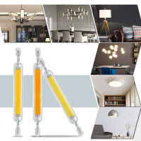 6pcslot R7S LED 78mm 118mm r7s Light Bulb 5W 10W 20W COB Glass Lampada Lamp 220V Corn Light Energy Saving Replace Halogen Lights