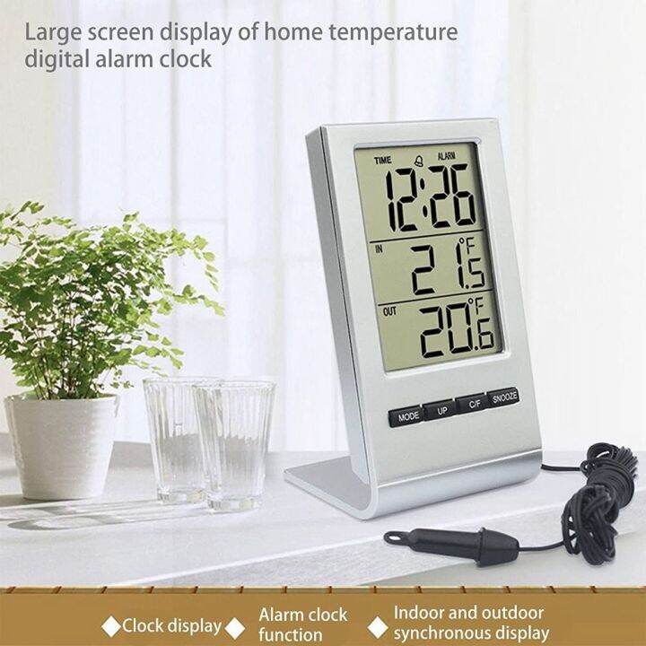 JIYAN2866 Multifuntional Time Management Reminder Weather Temperature