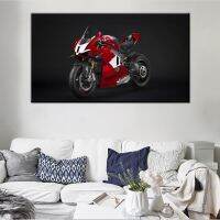 ผ้าใบ Wall Art Home Decor - Streetfighter V4 S Ducati Panigale V4 R มอเตอร์ไซด์ WallCanvas ตกแต่งรูปภาพสำหรับห้องนั่งเล่น