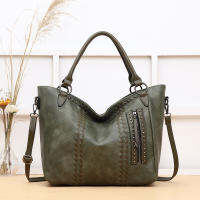 New One-shoulder Bag, European and American Fashion Large Capacity Cross-slung Tote Bag for Women