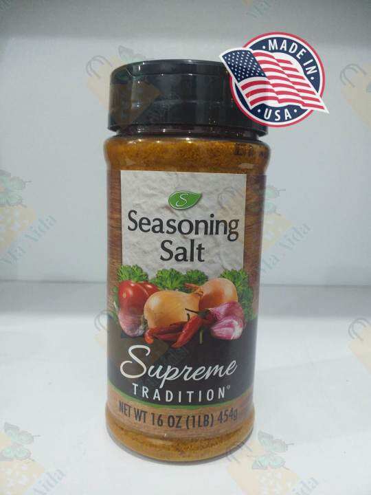 Supreme Tradition Seasoning Salt, 16 oz (454g) Lazada PH
