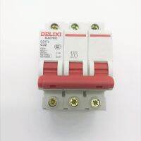 DELIXI  Chinese famous brand  overload  Circuit Breaker  380V  3P  DZ47  1-63A  AC alternating  voltage Electrical Circuitry Parts