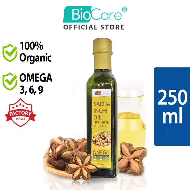 BioCare Organic Extra Virgin Sacha Inchi oil 250ml