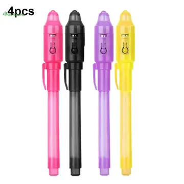 14pcs Invisible Ink Pen,spy Pen With Uv Light Magic Marker Kid