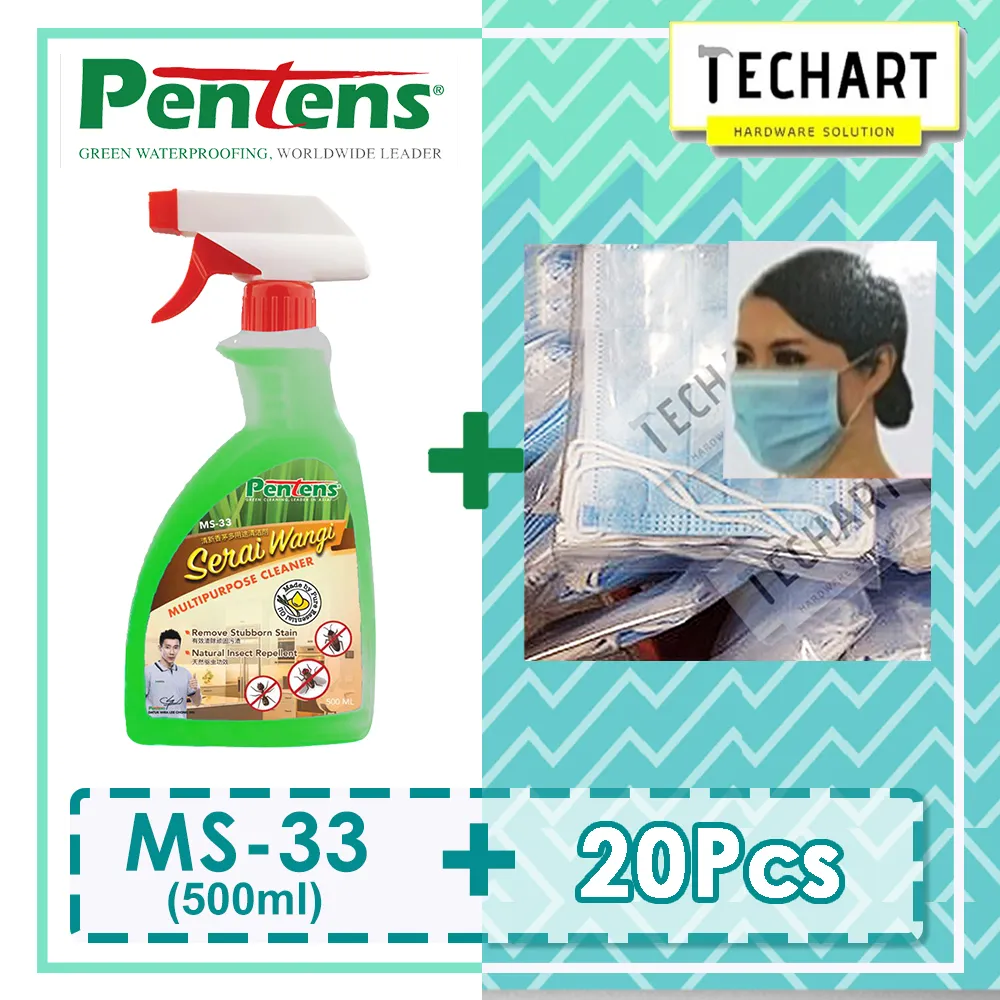Stay Cleaness And Stay Away From Diseases 500ml Pentens Serai Wangi Multipurpose Cleaner Spray pcs