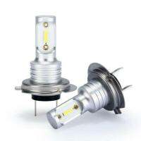 Mileauto รถอัตโนมัติ DC12-24V H7 LED หลอดไฟหน้าชุดแปลง Hi/Lo Beam 55 วัตต์ 8000lm 6000 พัน super bright 1 คู่