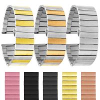 【Hot Sale】 Suitable for GT2 one bead watch strap 22mm stainless steel solid butterfly buckle bamboo