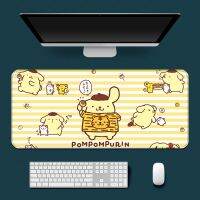 Hello kitty pom purin cinnamon Mousepad HD Printing Computer Gamers Locking Edge Non-slip Mouse Pad  Keyboard PC Desk Pad