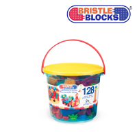 Bristle Blocks Jungle Adventure Bucket (128pcs in Bucket) - ชุดบล็อกตัวต่อ 128 ชิ้น ในถังพลาสติก