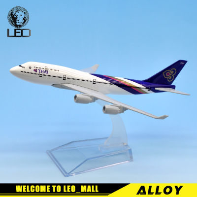 LEO 16cm 1:400 Thai Airways A380 Boeing 747 airplane models toys for kids car for kids kids toys toys for boys