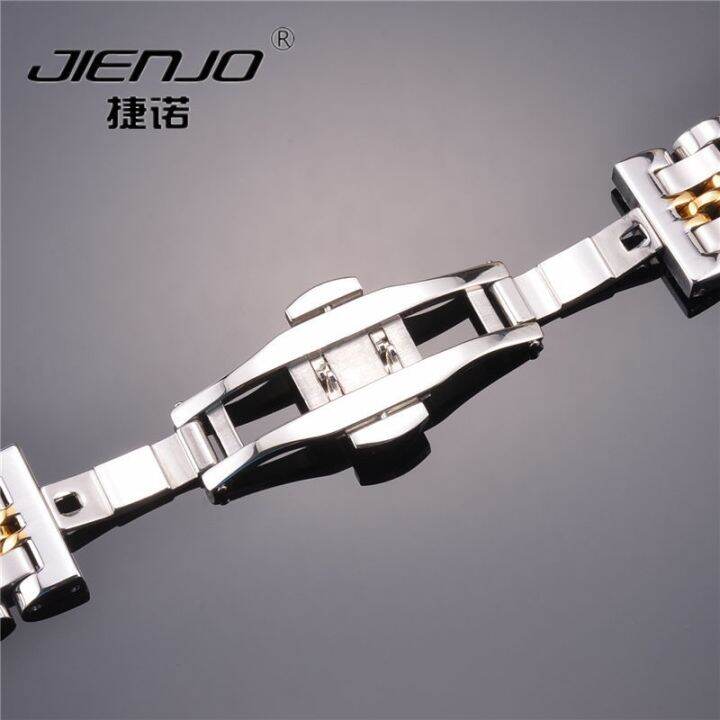 steel-watch-strap-mens-stainless-chain-fine-universal-belt-butterfly-buckle-high-end-atmosphere