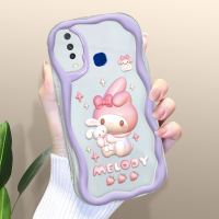 ปากกาสำหรับ Vivo Y01 Y01A Y12 Y02S Y12A Y12S Y15 Y15A Y15C Y16 Y15S เคสโทรศัพท์การ์ตูน Sanrio นุ่มเนื้อครีมและขอบลอน