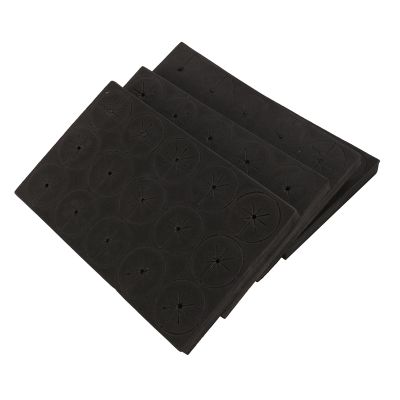 60Pcs Garden Clone Collars Neoprene Inserts Sponge Block for 2 inch Net Pots Hydroponics Systems and Cloning Machines