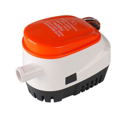 Bilge Pump Fully Automatic Switch Electric Small Submersible Pump 750GPH Big Flow Drainage Pump Multi-Functional Energy-Saving Environmental 12V DC