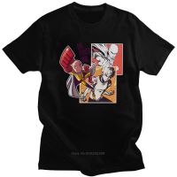 Stylish Manga One Punch Man Tshirt For Men Short Sleeves Strongest Hero Tee Anime Saitama Sensei T Shirt Cotton T-Shirt Harajuku 【Size S-4XL-5XL-6XL】