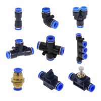 Pneumatic fittings PY/PU/PV/PE/HVFF/SA Air water pipes and pipe connectors direct thrust 4 to12mm plastic hose quick couplings