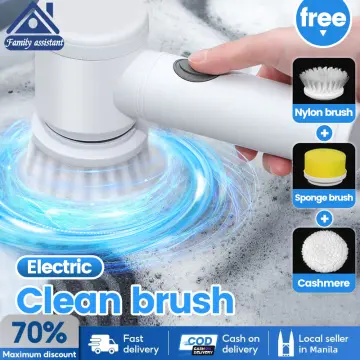 Electric Spin Scrubber Cordless Electric Cleaning Brush For Bathroom  Electric Sp