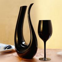 【CW】◐✻☄  U-shaped Decanter Glass Wine Goblet Set Cocktail  Glasses