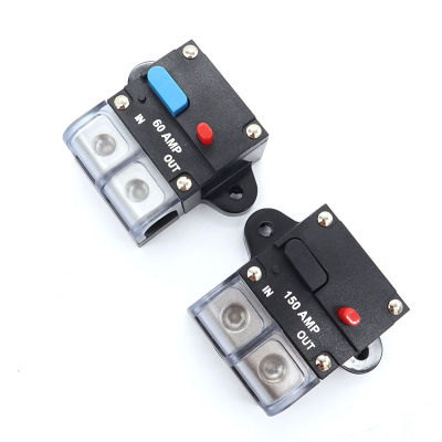 50A-300A Circuit Breaker Fuse Reset Car Truck Audio Circuit Breaker Fuse Holder Recoverable Circuit Breaker Fuse Holder Fuse