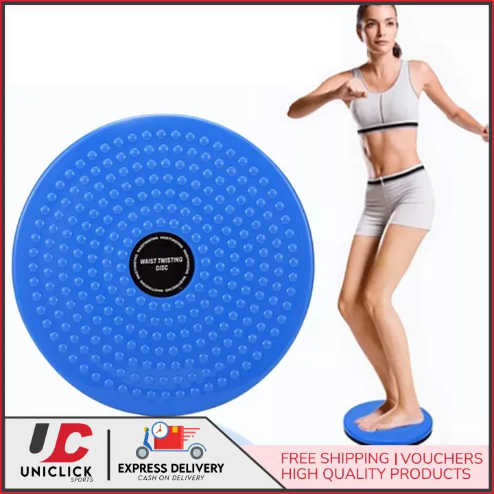 Twister Per Vita Twist Waist Disc – Piattaforma Rotante Con Fasce Elastiche E Massaggiatori – Portata 120 Kg - 5
