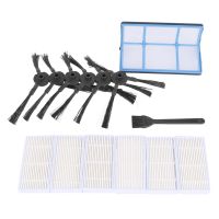 Vacuum Filter Kit Replacement for Robotic Vacuum V3 V3S V5 V5S,Pro Robot Vacuum Cleaner Filters and 6 Side Brushes and 1 Primary Filter and 1 Brush