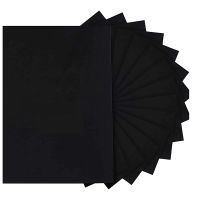 50 Sheets Black Self Adhesive 250Gsm Thick Paper for Cards Making,for Invitations, Stationery Printing
