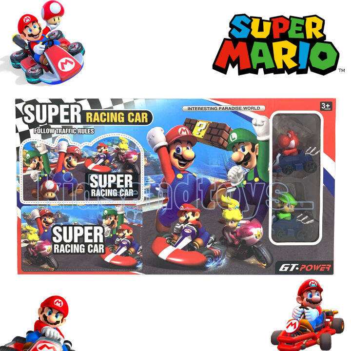 Super Mario Deluxe Racing Set Dynamic Race Tracks & 2 Collectible