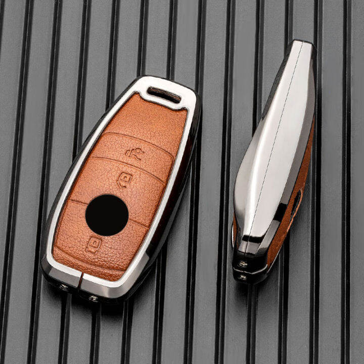 alloy-leather-key-case-for-mercedes-benz-class-c-a-e-s-g-220-amg-eqa-eqb-eqc-gla-glb-glc-cle-cla-w205-car-key-cover-keychains