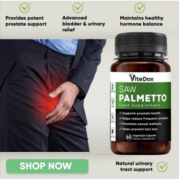 ViteDox Saw Palmetto For Prostate Relief FREE SHIPPING Lazada PH
