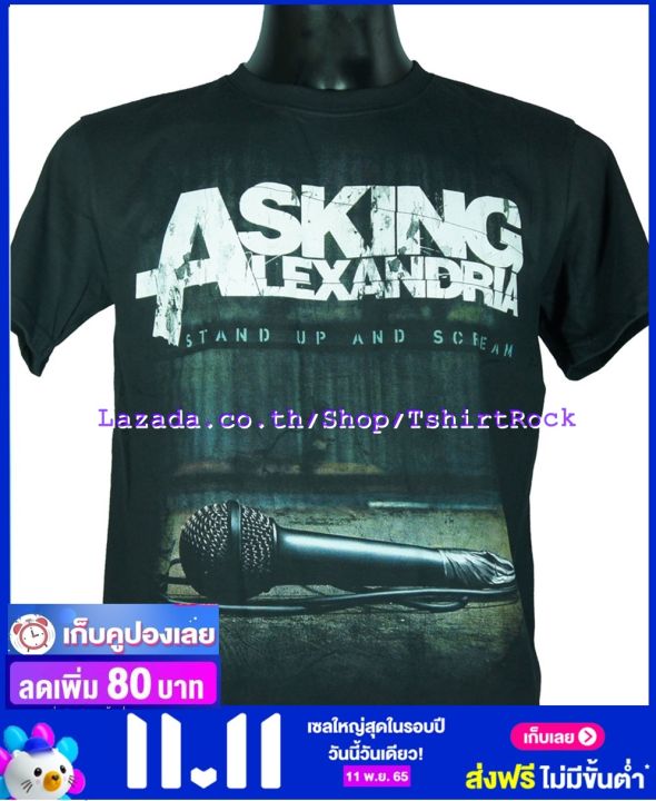 เสื้อวง-asking-alexandria-เสื้อยืดวงดนตรีร็อค-เสื้อร็อค-aa1111-ส่งจากไทย