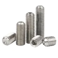 25pcs 4#-40*14 Allen Tightening machine meter screws concave end stop bolts machinery nail 304 stainless steel