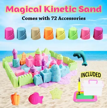 7Pcs Random Color Toys Bucket Shovel Rake Water Tools Bag O Bones Beach