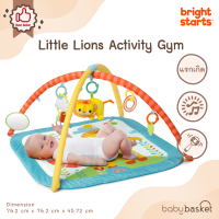 เพลย์จิม ที่นอนสำหรับเด็กแรกกิด พร้อมโมบายของเล่น Gym Little Lions จาก Bright Starts