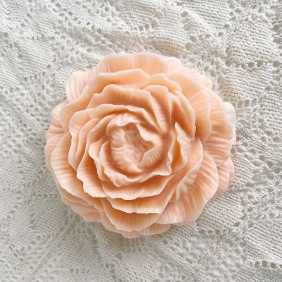 Peony Candle Mold Large Sized Peony Candle Mold Can Be Used To Make Candle Gypsum Resin Cake Ice Block Silicone Mold Dropshippin Ice Maker Ice Cream M