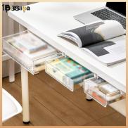 Blesiya under Desk Drawer Table Storage Tray Slide Out Storage Box Storage