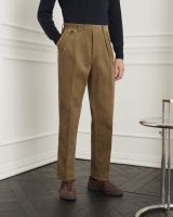 WARDROBE MINISTRY - กางเกงชิโน่ The Easy Chino Cotton-Corduroy Trousers in Walnut