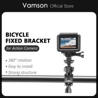 Vamson ขายึดเสาแฮนด์รถจักรยานยนต์กล้องกีฬาสำหรับ Gopro 8 7 6 5 4อะแดปเตอร์ขาตั้งกล้องสำหรับ VP507S YI 4K