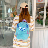 Cute Furry Backpack New Lightweight Cartoon Furry Monster Backpack Cartoon Childrens School Bag Female College Student Bag