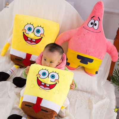 ตุ๊กตา Spongebob/Pai Daxing Boneka Mainan ผ้ากำมะหยี่ผ้าฝ้าย PP นุ่มพิเศษอะนิเมะนอนหลับตุ๊กตาของขวัญวันเกิดสหายสำหรับเด็ก