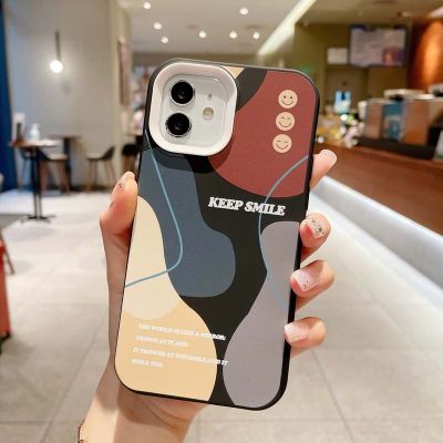 【Ready Stock】iPhone Case Geometric Patterns For iPhone 13 12 11 Pro Promax 6 6S 7 8 Plus X XR XSMax SE Shockproof Silicon TPU Silicon Soft Casing Cover JODO