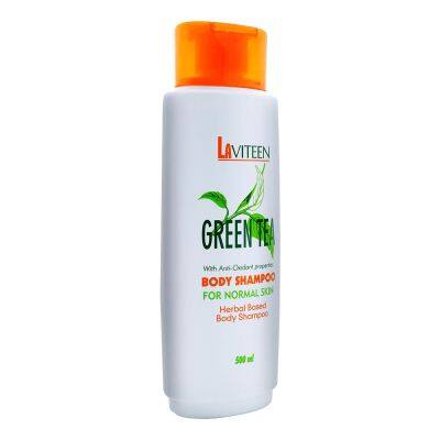 LAVITEEN Body Shampoo with Green Tea Extract for Normal Skin 500ml. ลาวิทีน สบู่เหลวอาบน้ำ-ผิวธรรมดา