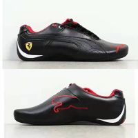 2023 Hot Sale [Original✅] PM* Winter Keep Warm Casual Leather Shoes Mens Running Shoes Ferrarii- Driving shoes Genuine Leather Flat Bottom All-Matching Fashion Trendy {Free Shipping}