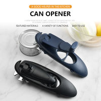 8 in 1 Multifunctional Stainless Steel Cans Opener Professional Can Opener Side Cut Manual Can Opener Kitchen Gadgets